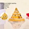 Shree Yantra Sri Chakra Meru Laxmi Yantra for Good Luck Wealth Home Office Decor - Perfect for Meditation Spiritual Blessings (3 Inch)
